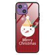 iPhone 15 Jule Cover m. Glasbagside - Merry Christmas - Snemand Supply