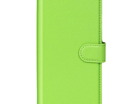 Huawei P60 Pro Litchi Læder Cover m. Pung - Grøn Online Sale