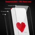 iPhone 14 Plus Plastik Cover m. Glasbagside - Hjerte Online