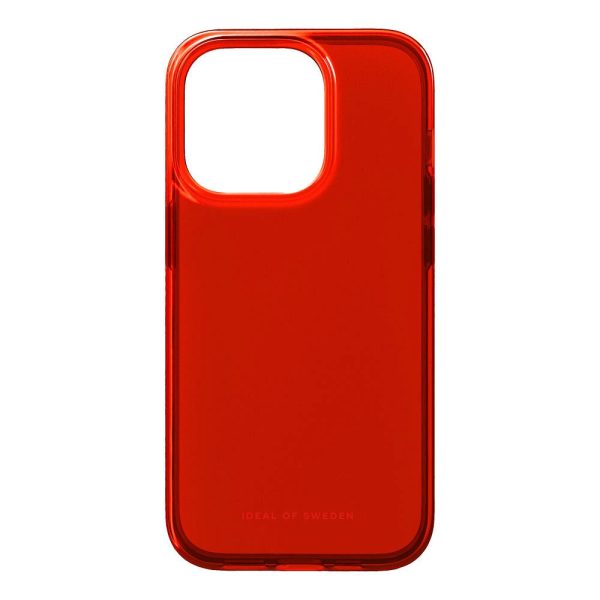 iDeal Of Sweden iPhone 14 Pro Clear Case - Radiant Red Hot on Sale