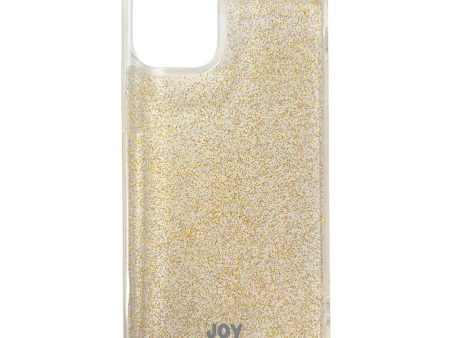 iPhone 12 Mini Joy Case Hybrid Glitter Cover - Gennemsigtig   Guld Online now