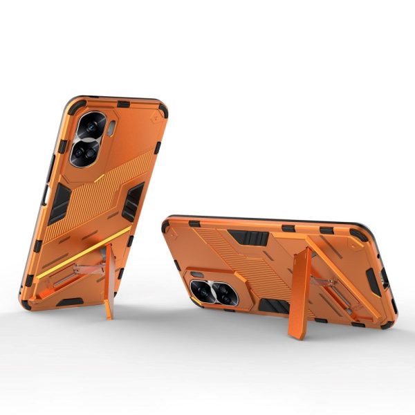 Honor 90 Lite Hybrid Håndværker Cover m. Kickstand - Orange Online