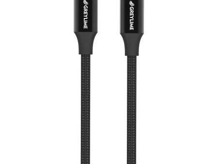 GreyLime 18W Braided USB-C til Lightning Kabel 1 m. - Sort Sale