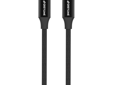 GreyLime Braided USB-C til USB-C Kabel 2 m - Sort Cheap