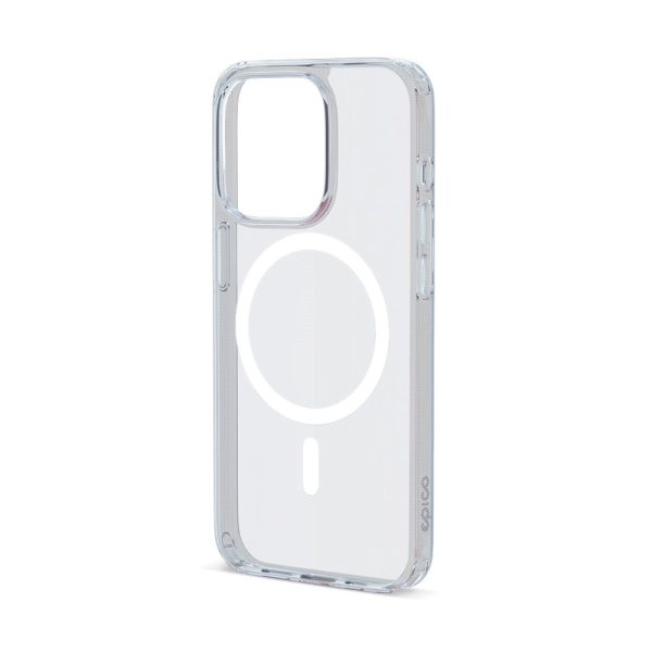 Epico iPhone 15 Pro Resolve Case Magnetic Plastik Cover - MagSafe Kompatibel - Gennemsigtig For Sale