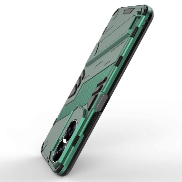 Honor 90 Lite Hybrid Håndværker Cover m. Kickstand - Grøn For Sale