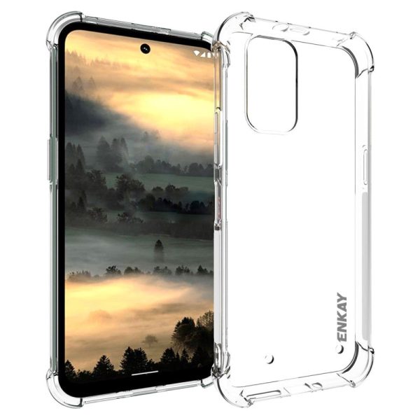 Nokia XR21 Enkay Anti-Slip Plastik Cover - Gennemsigtig Cheap