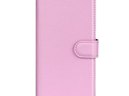 Huawei P60 Pro Litchi Læder Cover m. Pung - Lyserød on Sale