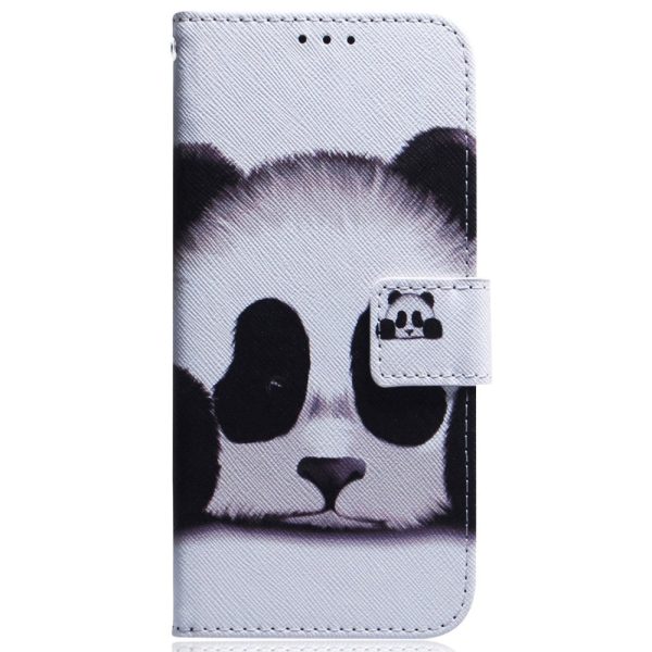 Nokia XR21 Læder Cover m. Pung & Print - Panda Fashion