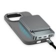 4Smarts iPhone 15 Pro OneStyle Silikone Cover - MagSafe Kompatibel - m. MagSafe Kompatibel PowerBank 22.5W 5000mAh & USB-C til USB-C kabel - Grå For Discount