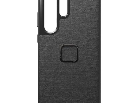 Samsung Galaxy S23 Ultra Peak Design Stof Cover m. SlimLink Beslag - MagSafe Kompatibel - Charcoal Online Hot Sale