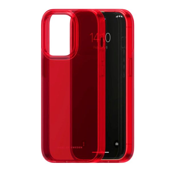 iDeal Of Sweden iPhone 14 Pro Clear Case - Radiant Red Hot on Sale