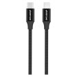 GreyLime 60W Braided USB-C til USB-C Kabel 2 m - Sort on Sale