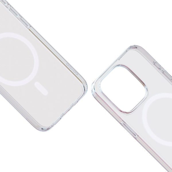 Epico iPhone 15 Pro Max Mag+ Hero Plastik Cover - MagSafe Kompatibel - Gennemsigtig Fashion