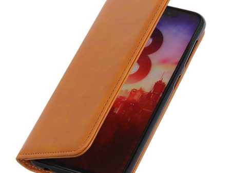 Huawei P Smart (2021) Moderne Læder Cover m. Pung - Brun Online