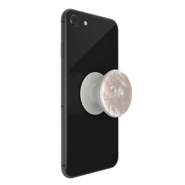 POPSOCKETS Hvid Perle LUXE m. Stand For Cheap