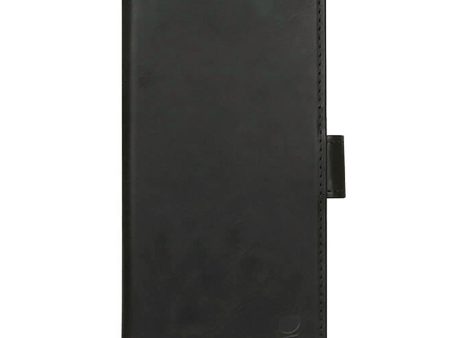 Samsung Galaxy S22 Ultra Gear Wallet - Læder Cover m. Pung - Sort Hot on Sale