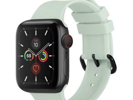 Apple Watch (38 40 SE 41 42mm) Native Union Curve Strap Sage Silikone Rem - Grøn Online Hot Sale