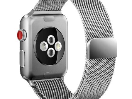 Apple Watch (38 40 SE 41 42mm) Tech-Protect Milanese Rustfri Stål Rem - Sølv For Discount