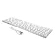 Deltaco Full-Size Bluetooth Aluminium Tastatur - Sølv For Discount