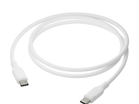 dbramante1928 Opladningskabel af Genbrugsplast - USB-C til USB-C - 100W - 2.5M - Hvid Hot on Sale