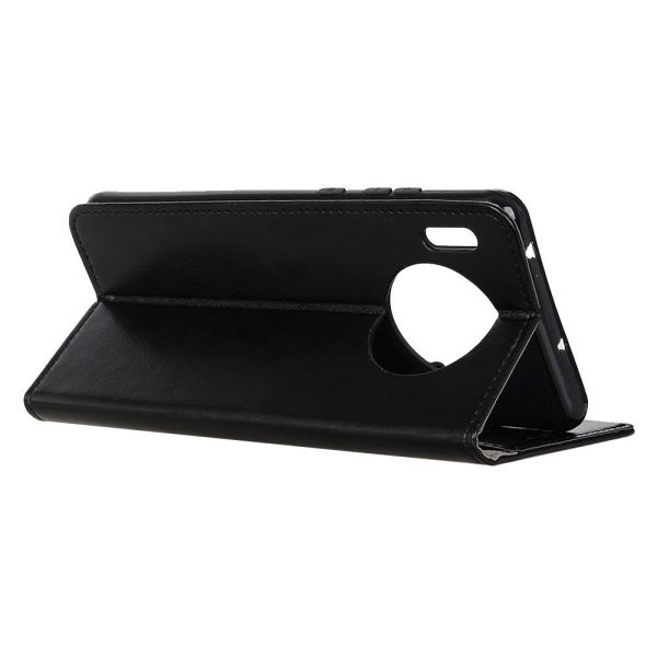 Huawei Mate 30 Pro Neutralt Læder Cover m. Pung Sort Online Sale