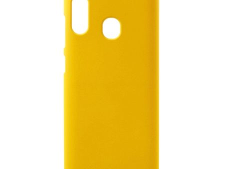 Samsung Galaxy A30 Plastik Cover - Gul For Cheap