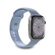 Apple Watch (42 44 SE 45 46 49mm) Puro ICON Silicone Urrem - Lyseblå Hot on Sale