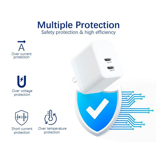 Mobile Origin Super Charger 35W GaN Vægoplader m. 2x USB-C - Sort For Cheap