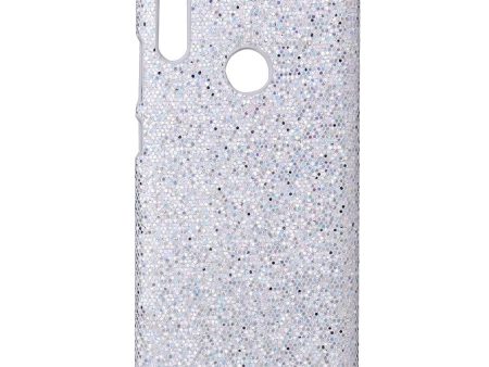 Huawei Y6   Y6s (2019) Glitrende Pailetter Læder Cover Sølv Online Hot Sale