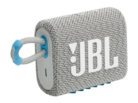 JBL Go 3 Eco Trådløs Bluetooth Højtaler - Hvid Online Hot Sale