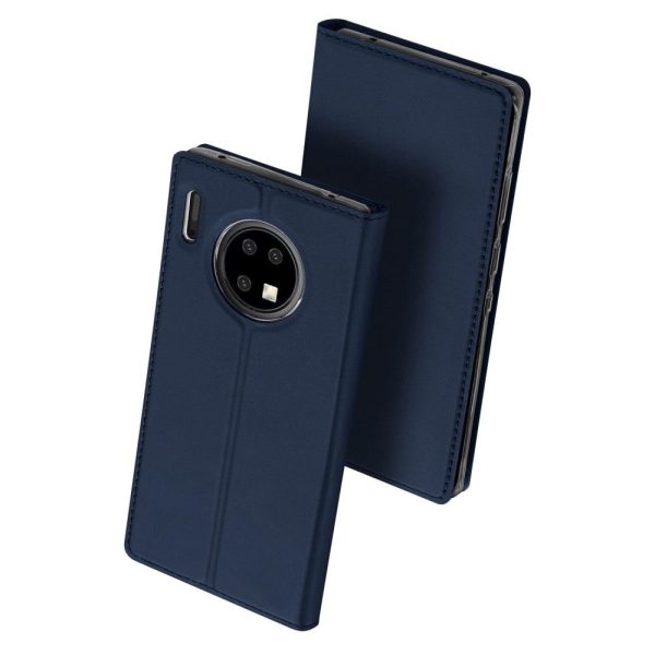 Huawei Mate 30 Pro Dux Ducis Skin Pro Series Thin Wallet Mørkeblå For Discount