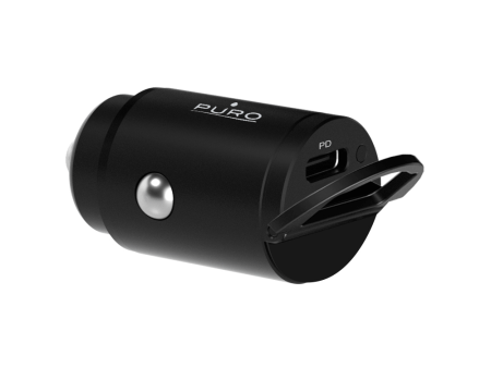 Puro Kompakt Biloplader 20W med 1x USB-C Port Hot on Sale