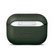 Woolnut AirPods Pro (2. gen.) Ægte Læder Case - Grøn Cheap