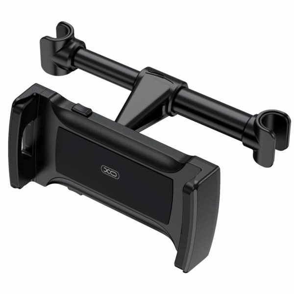 XO C93 Car Mount Til Bilens Nakkestøtte - Max Størrelse: 120 - 260mm - Sort Hot on Sale