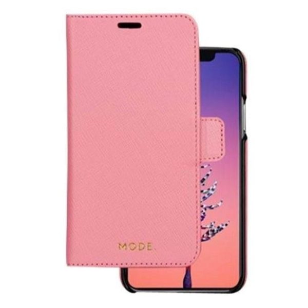 dbramante1928 Mode New York iPhone X   XS Magnetisk Læder Cover m. Pung - Lady Pink Fashion