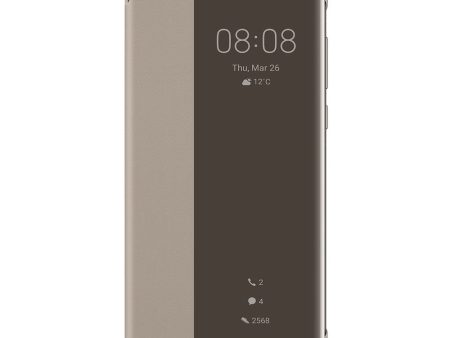 Original Huawei P40 Smart View Flip Cover Khaki For Cheap