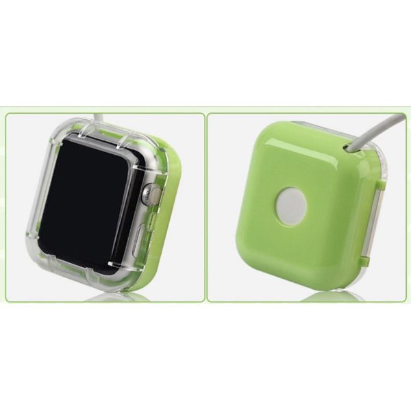 Apple Watch (38mm)   (42mm) Opladnings Cover Case Grøn on Sale