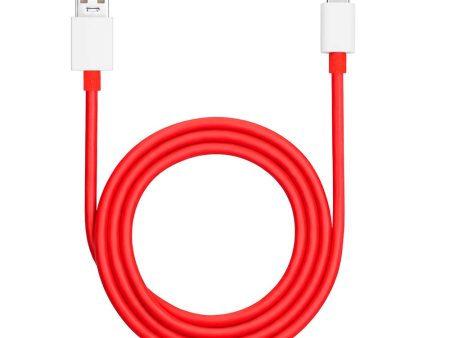 Original OnePlus USB-A til USB-C 10A Data- og Opladerkabel 160W - 1m - Rød Online Sale