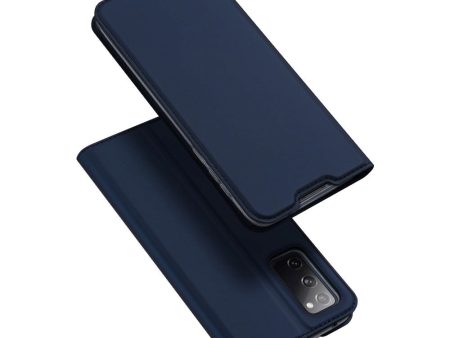 Samsung Galaxy S20 FE   S20 FE (5G) DUX DUCIS Skin Pro Series Thin Wallet Cover - Blå For Cheap