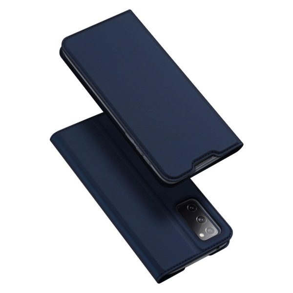 Samsung Galaxy S20 FE   S20 FE (5G) DUX DUCIS Skin Pro Series Thin Wallet Cover - Blå For Cheap