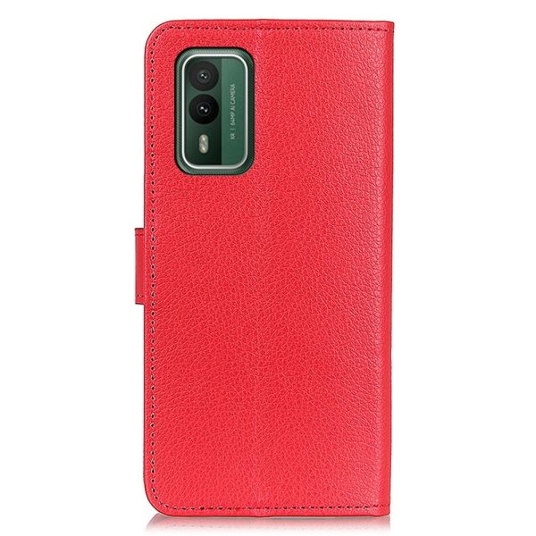 Nokia XR21 Litchi Læder Cover m. Pung - Rød Online now