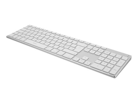 Deltaco Full-Size Bluetooth Aluminium Tastatur - Sølv For Discount