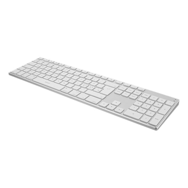 Deltaco Full-Size Bluetooth Aluminium Tastatur - Sølv For Discount