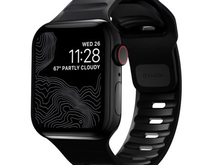 Apple Watch (38 40 SE 41 42mm) Nomad Sport Band Rem - Black For Discount