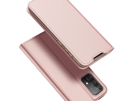 Samsung Galaxy A73 (5G) DUX DUCIS Skin Pro Series Thin Wallet - Rose Gold on Sale