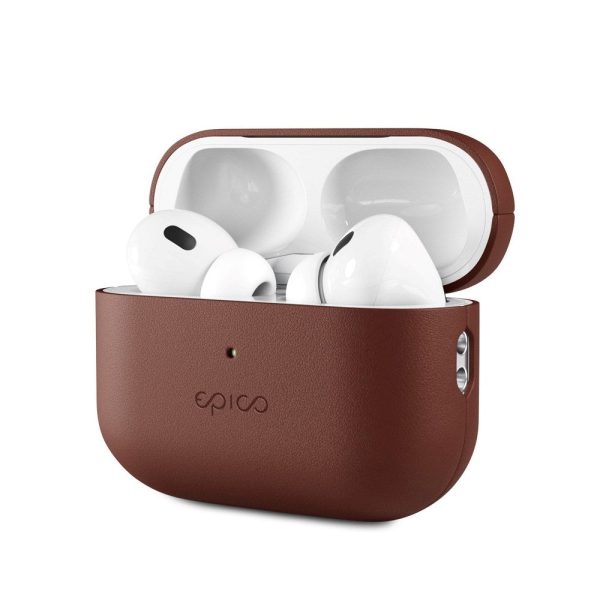 Epico AirPods Pro (2. Gen.) Ægte Læder Cover - Brun Supply