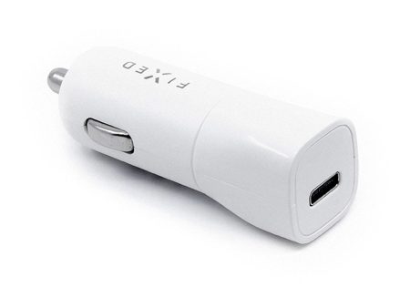 Fixed Biloplader - USB-C PD 18W - Hvid Hot on Sale