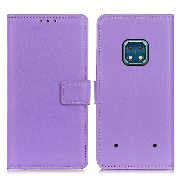 Nokia XR20 Læder Cover m. Pung - Lilla Online Hot Sale