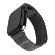 Apple Watch (38 40 SE 41 42mm) Fixed Nylon Rem - Mørkegrå on Sale